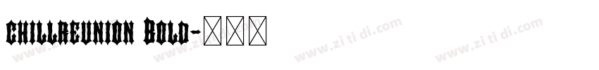 chillreunion Bold字体转换 chillreunion Bold字体转换